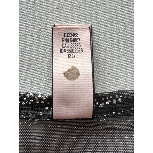 Victoria's Secret Womens Top Medium Sheer See Through Crewneck Tee Short Sleeve - Picture 8 of 9